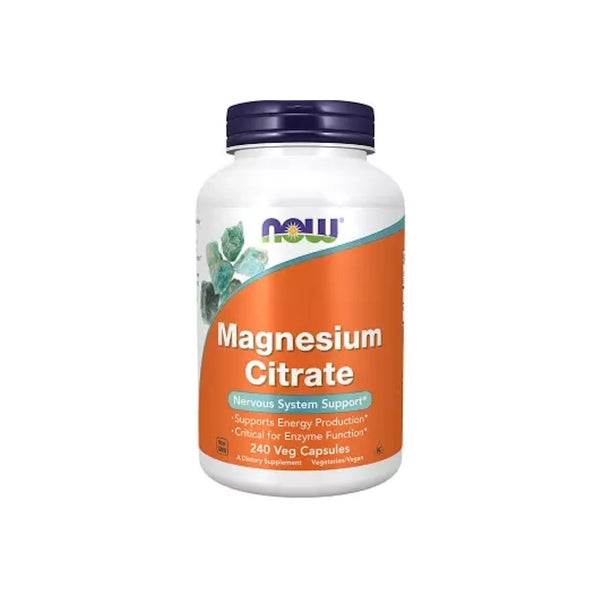 NOW Foods - Magnesium Citrate, 400mg - 240 vcaps