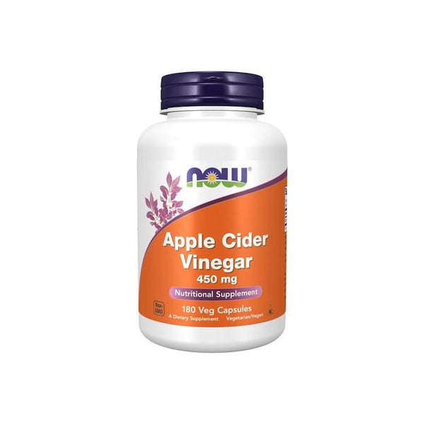 NOW Foods - Apple Cider Vinegar, 450mg - 180 vcaps