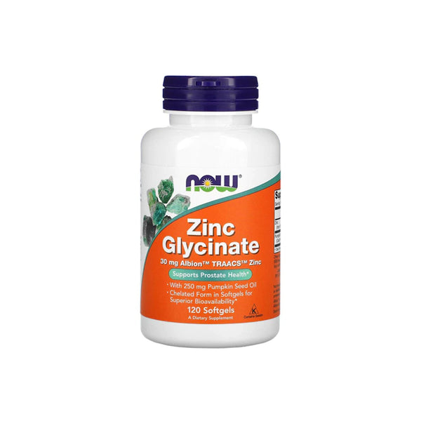 NOW Foods - Zinc Glycinate - 120 softgels