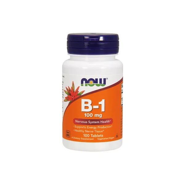 NOW Foods - Vitamin B-1 Thiamine, 100mg - 100 tablets