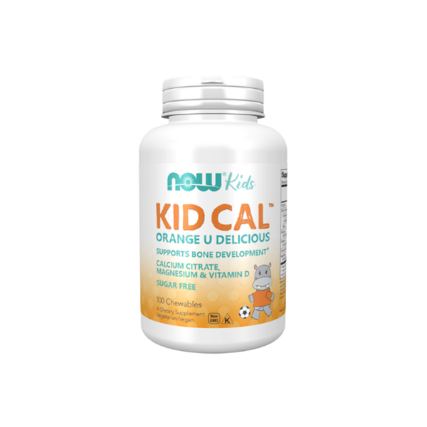 NOW Foods - Kid Cal, Orange U Delicious - 100 chewables