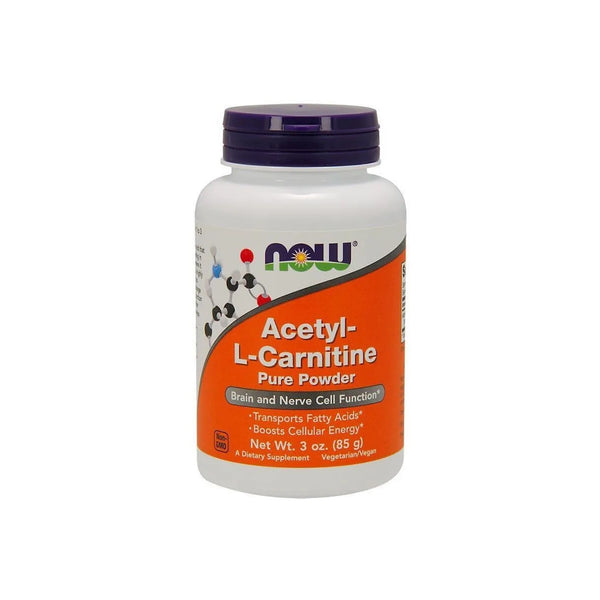 NOW Foods - Acetyl-L-Carnitine, Pure Powder - 85 grams