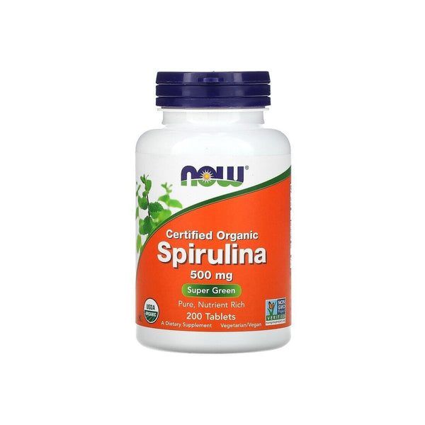 NOW Foods - Spirulina, 500mg - 200 tablets